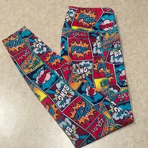 CVG comic full length leggings size small